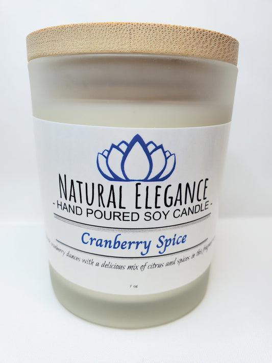 Cranberry Spice Soy Wax Candle