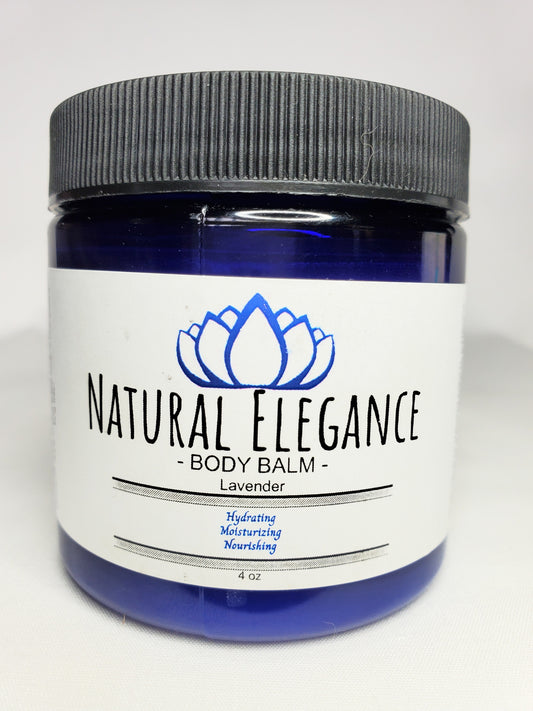 Natural Elegance Products Lavender hydrating moisturizing nourishing all natural handmade vegan best body balm lotion